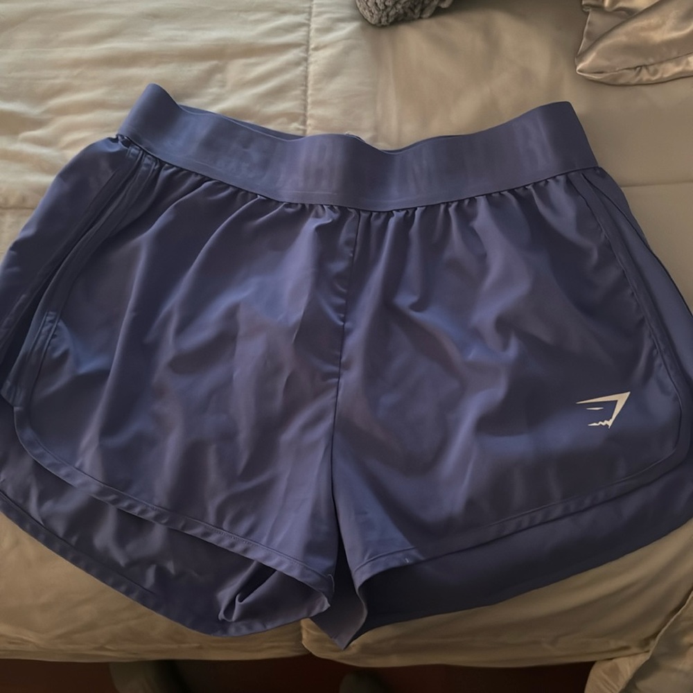 gym shark lavender blue shorts!!